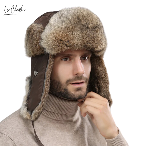 Real fur hat